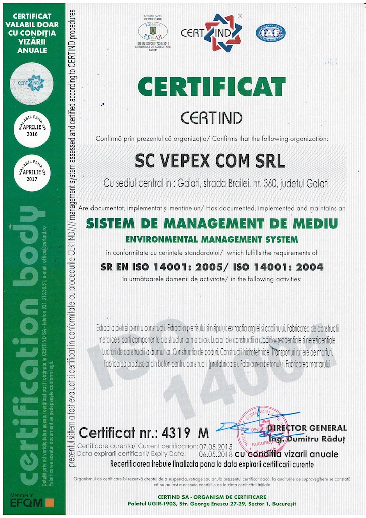 Vepex Com-ISO-14001